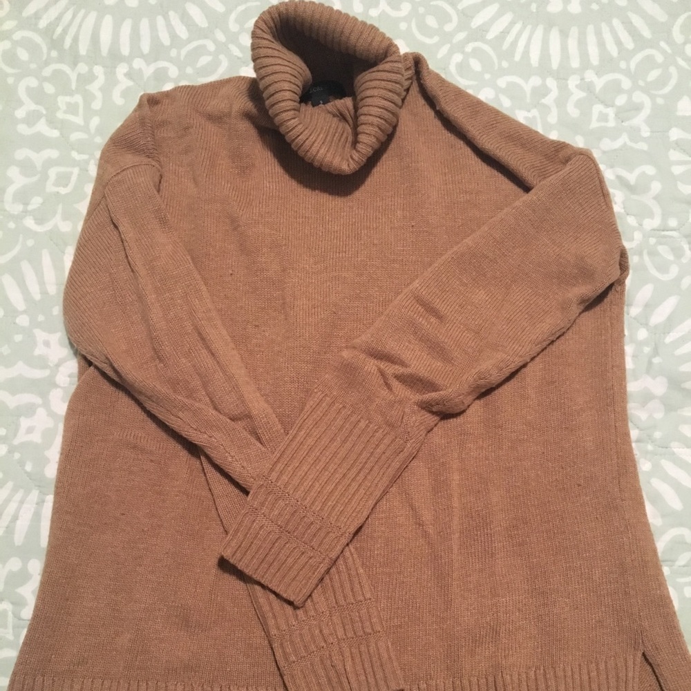 J. Crew merino camel turtleneck